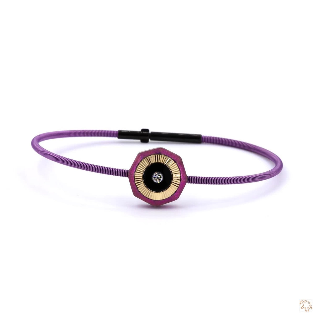 Vibes – Titanium Bracelet in Mauve Color