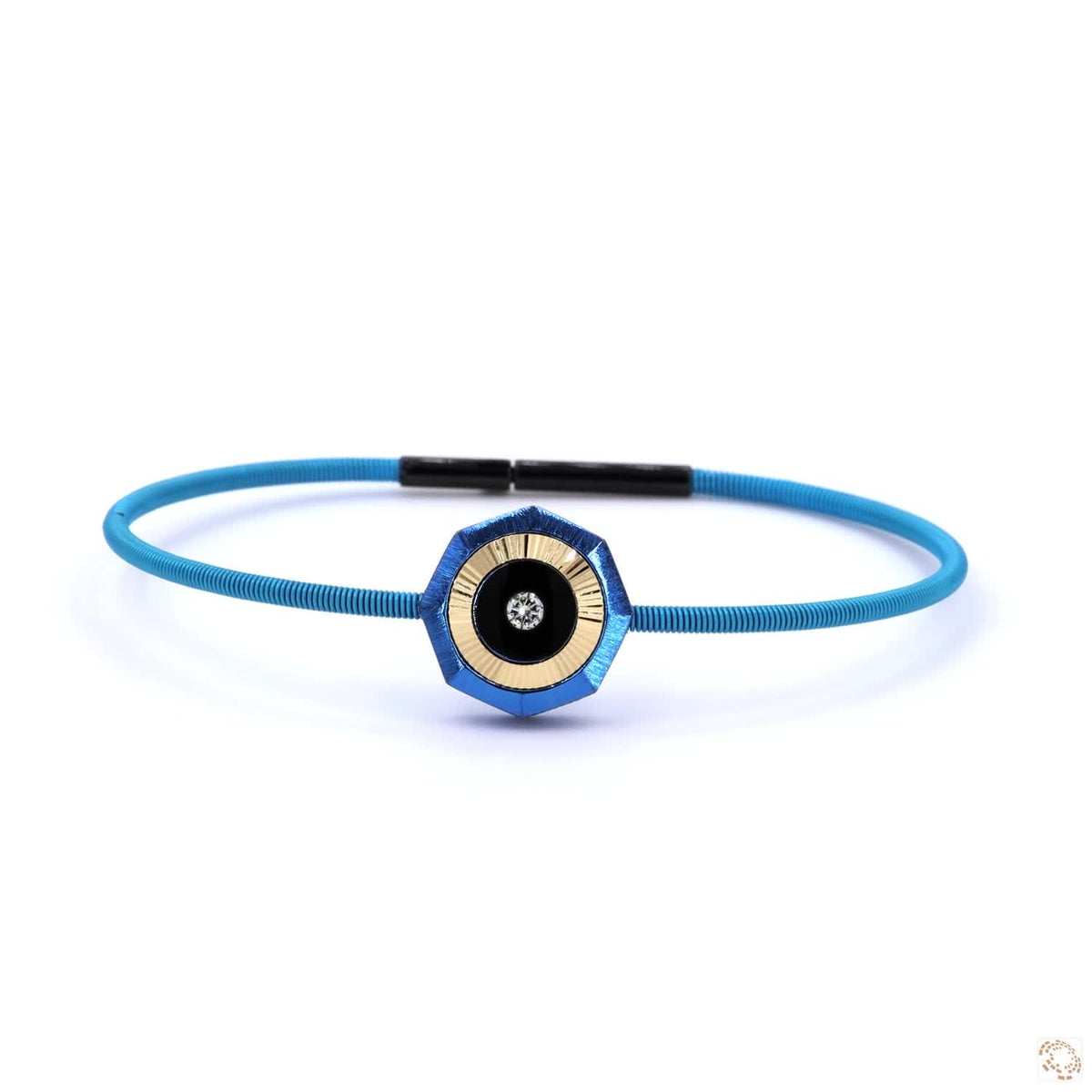 Vibes – Titanium Bracelet in Cobalt Blue Color