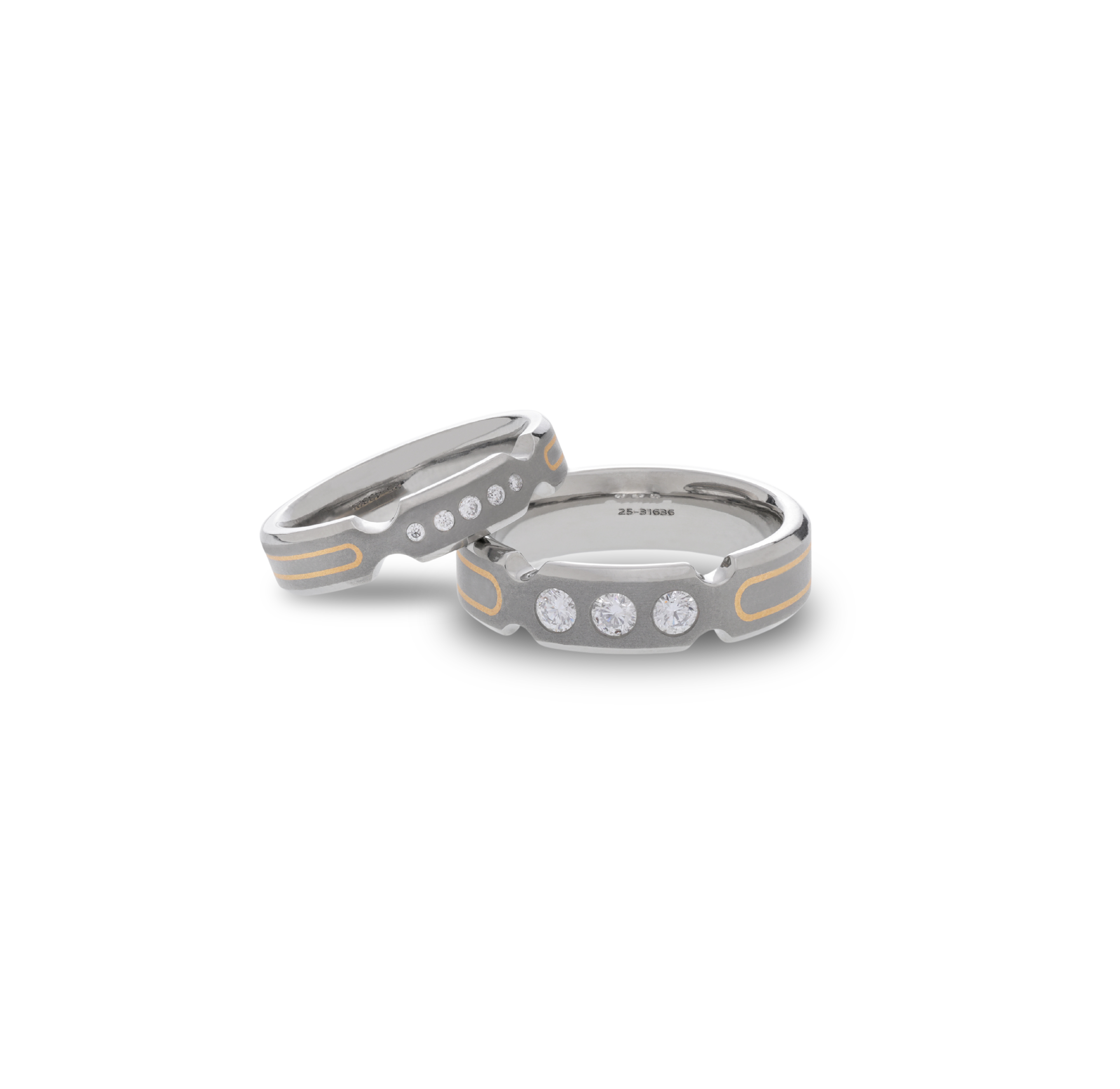 Eternity Unison - Titanium Couple Bands