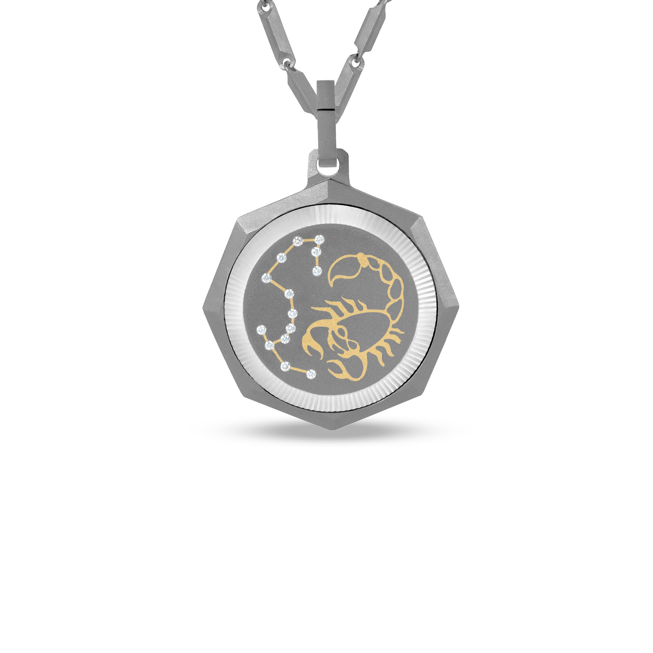 Scorpio – Titanium Zodiac Pendant