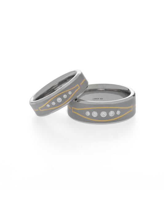 Eternity Soul Link - Titanium Couple  Bands