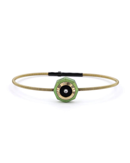 Vibes – Titanium Bracelet in Teal Blue Color