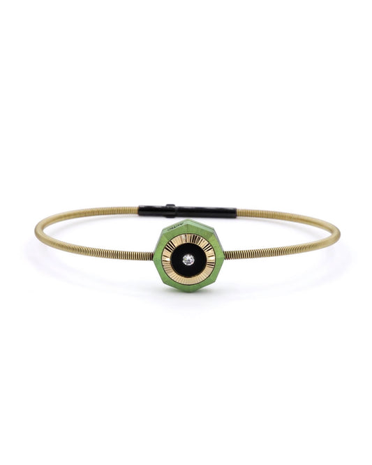 Vibes – Titanium Bracelet in Teal Blue Color
