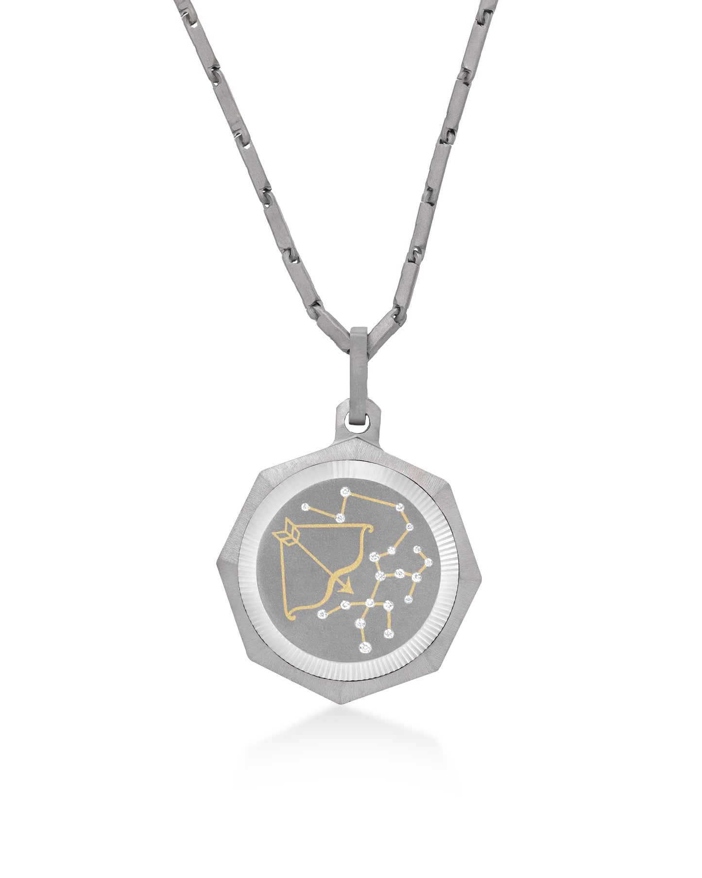 Sagittarius – Titanium Zodiac Pendant