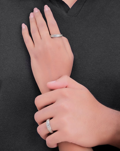 Eternity Eternal Sync - Titanium Couple Bands