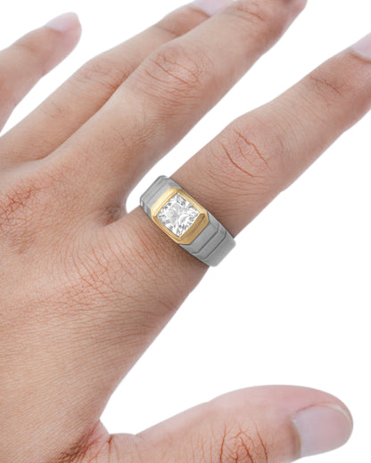 Rhythm – Titanium Ring for Men