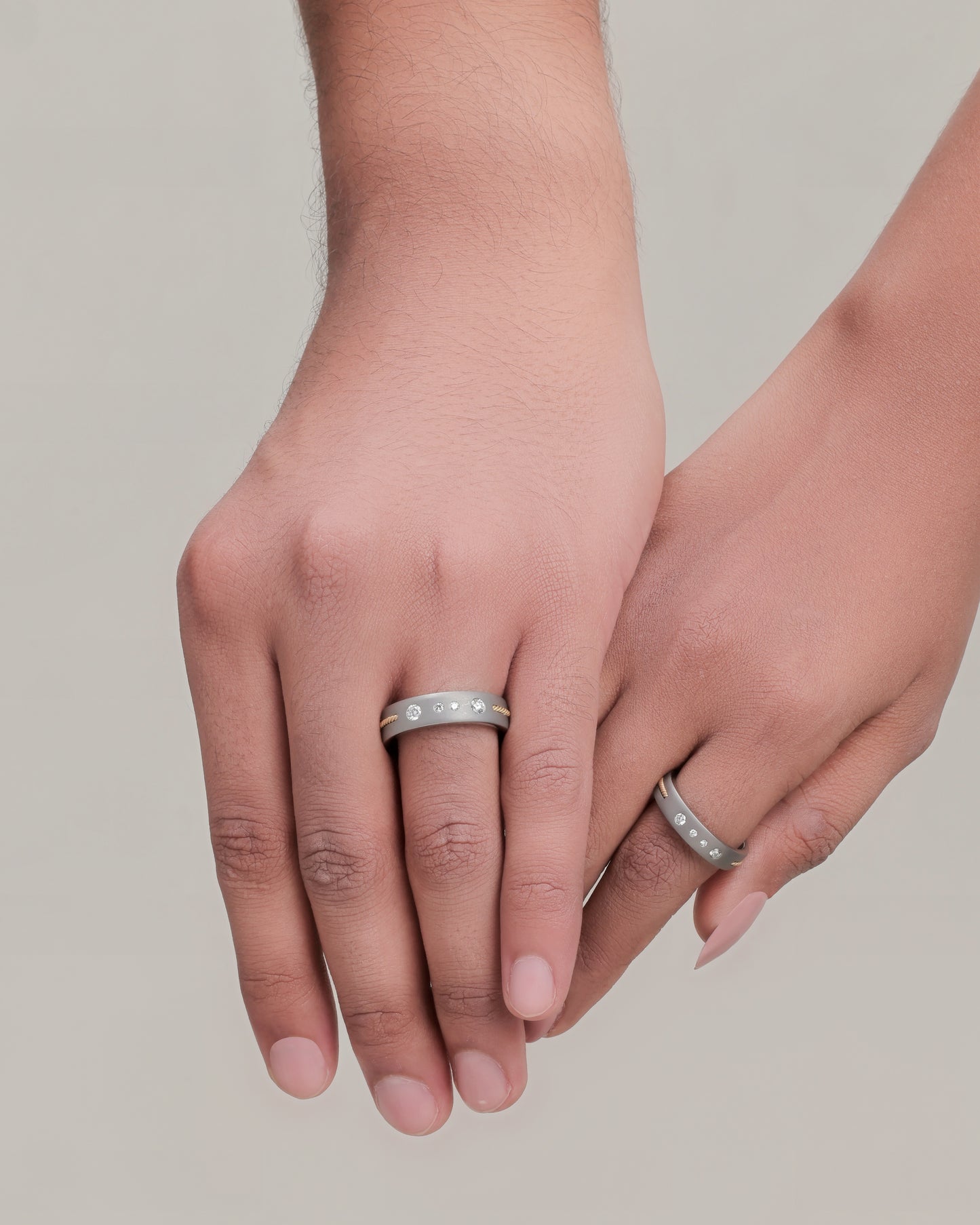 Eternity Accord - Titanium Couple Bands