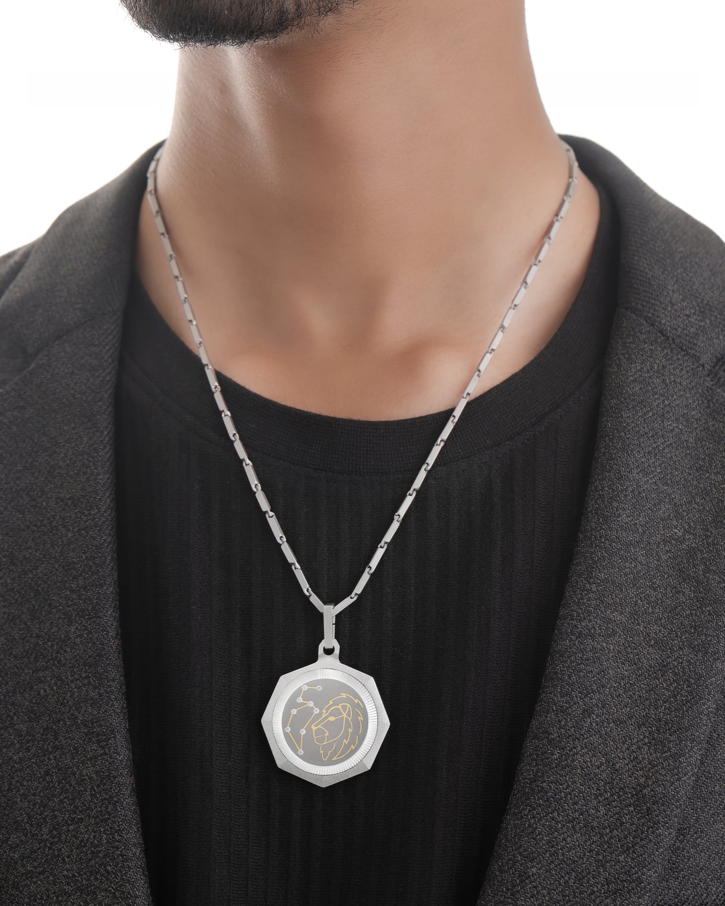 Leo – Titanium Zodiac Pendant
