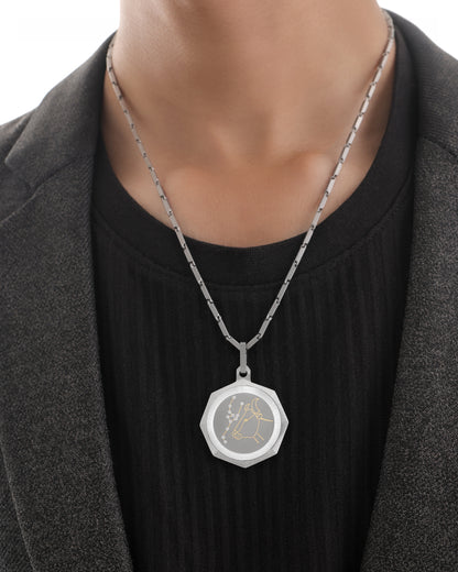 Taurus – Titanium Zodiac Pendant