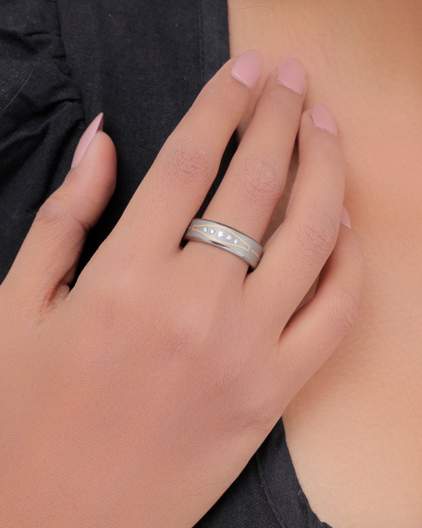 Eternity Soul Link - Women's Titanium Band