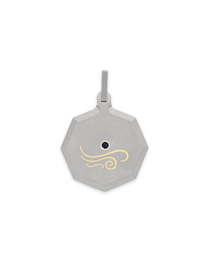 Libra – Titanium Zodiac Pendant