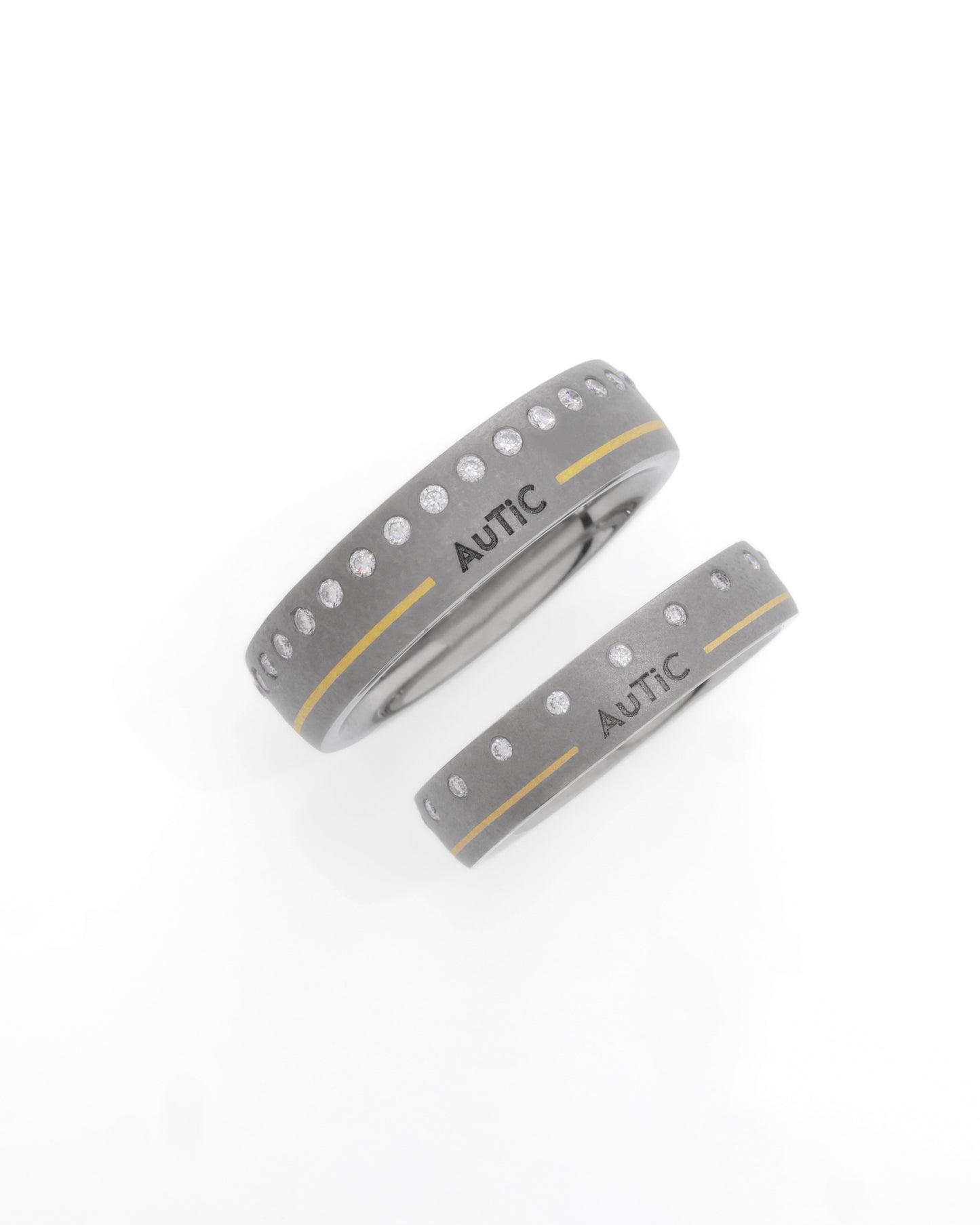 Eternity Forever -  Titanium Couple Bands