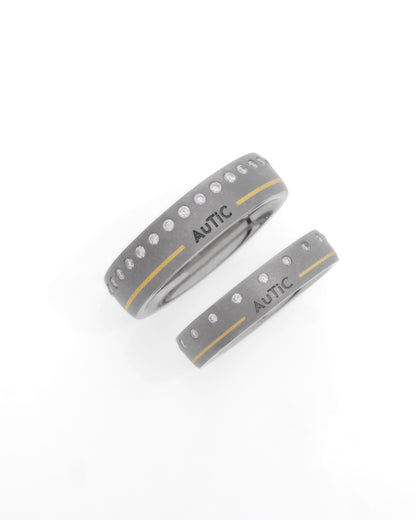 Eternity Forever -  Titanium Couple Bands