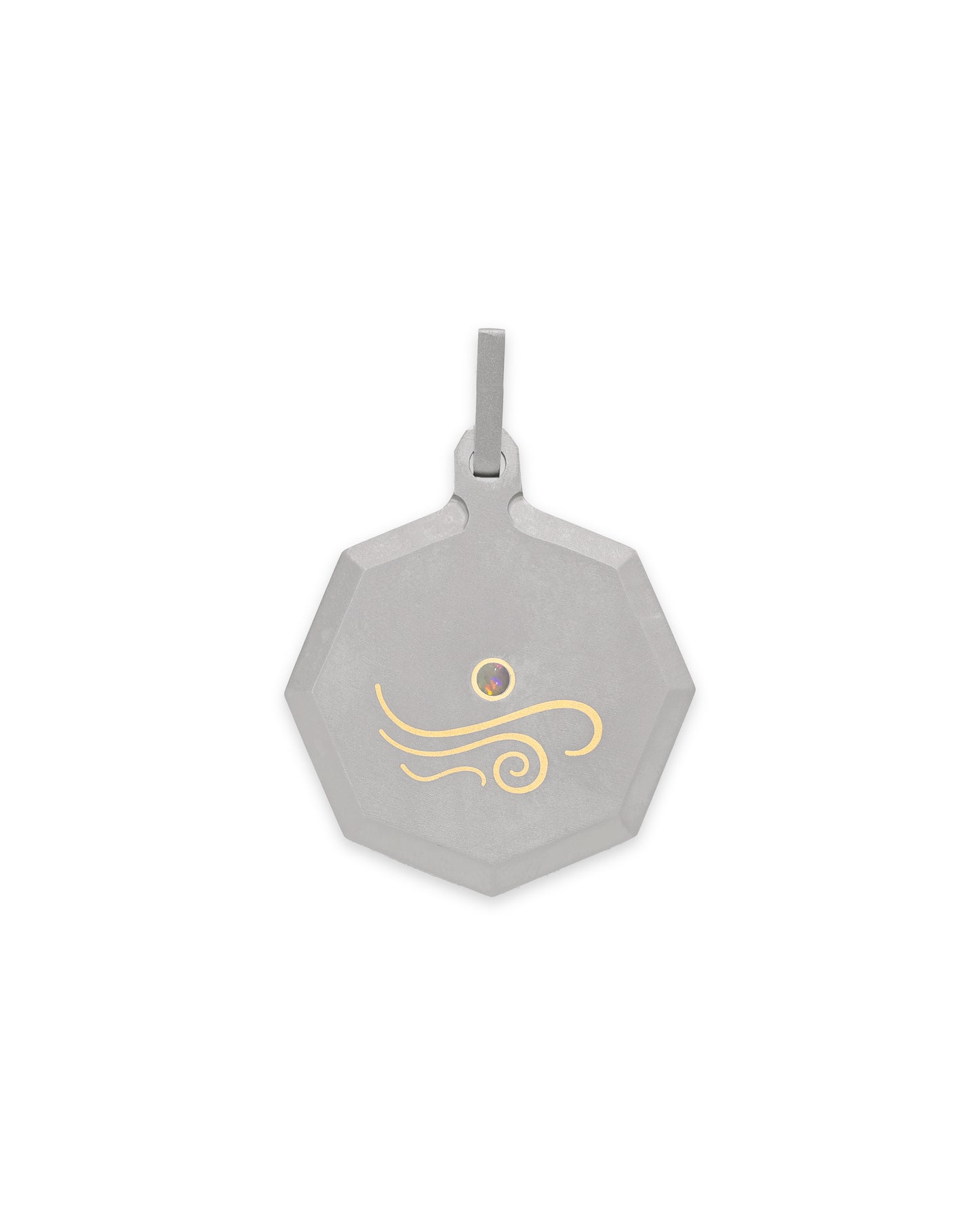 Libra – Titanium Zodiac Pendant