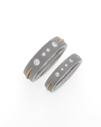 Eternity Accord - Titanium Couple Bands