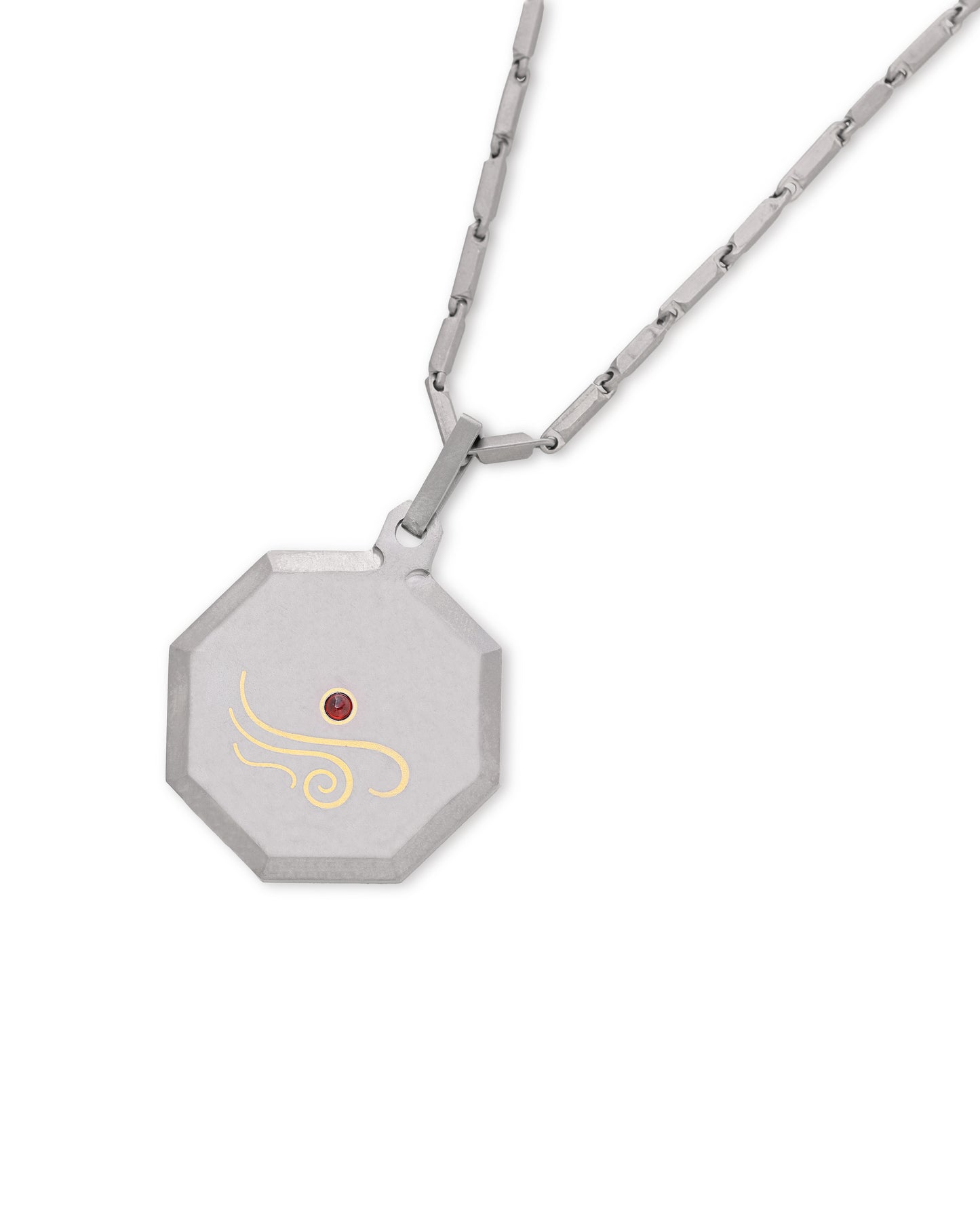 Aquarius – Titanium Zodiac Pendant