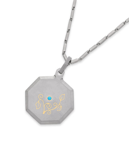 Capricorn – Titanium Zodiac Pendant