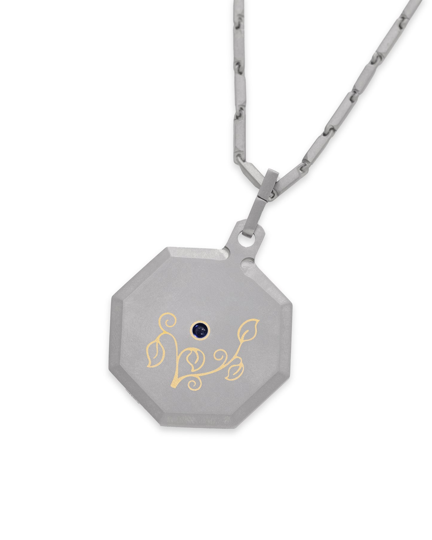 Virgo – Titanium Zodiac Pendant