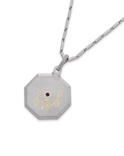 Capricorn – Titanium Zodiac Pendant