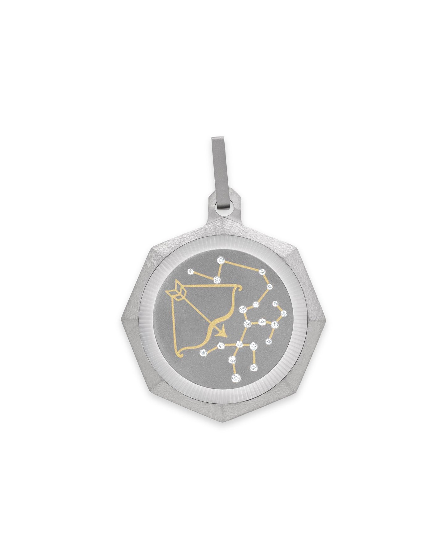 Sagittarius – Titanium Zodiac Pendant