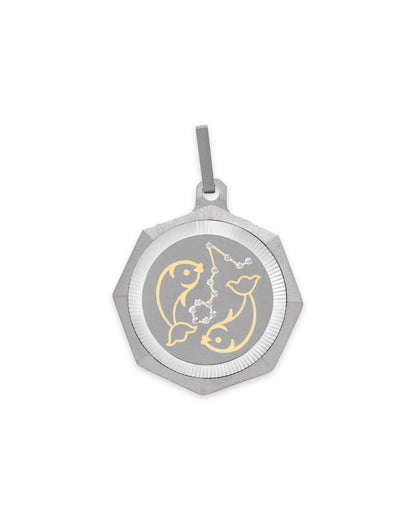 Pisces – Titanium Zodiac Pendant