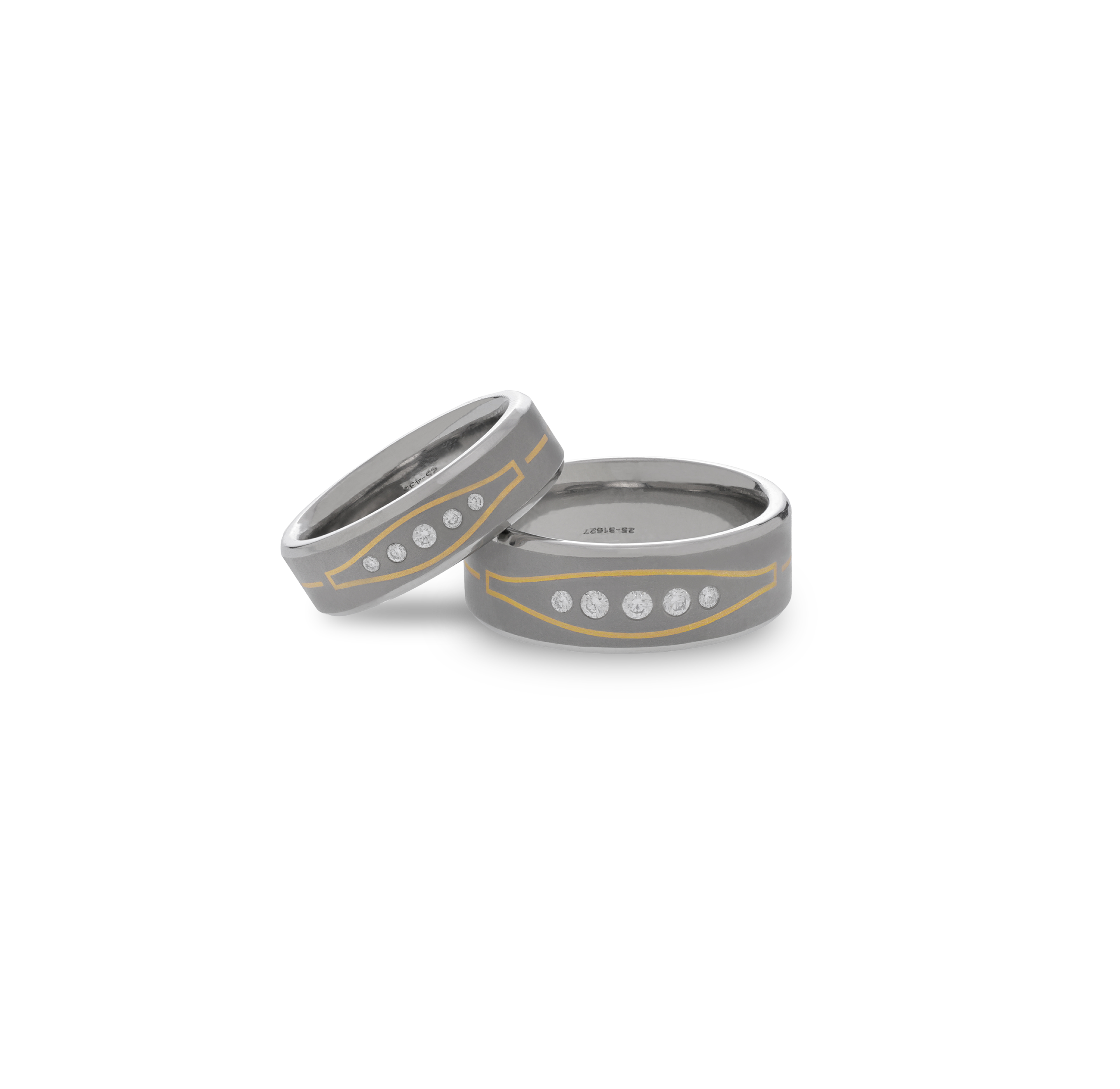 Eternity Soul Link - Titanium Couple  Bands