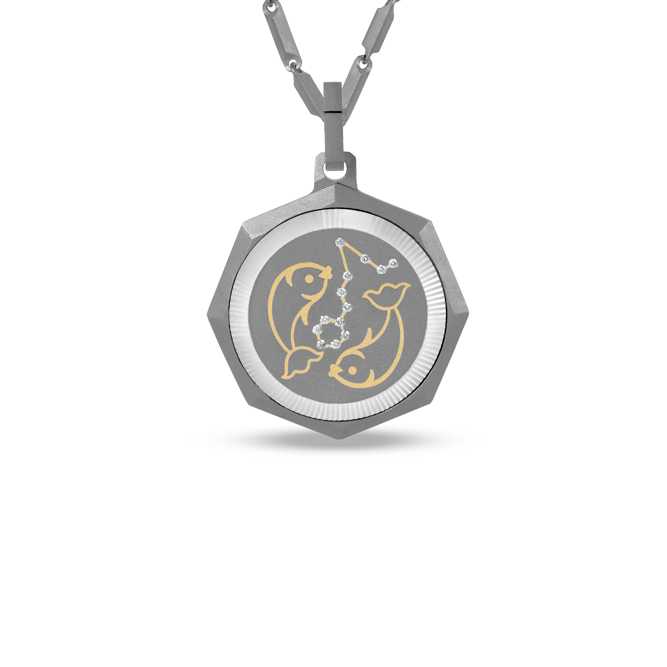 Pisces – Titanium Zodiac Pendant