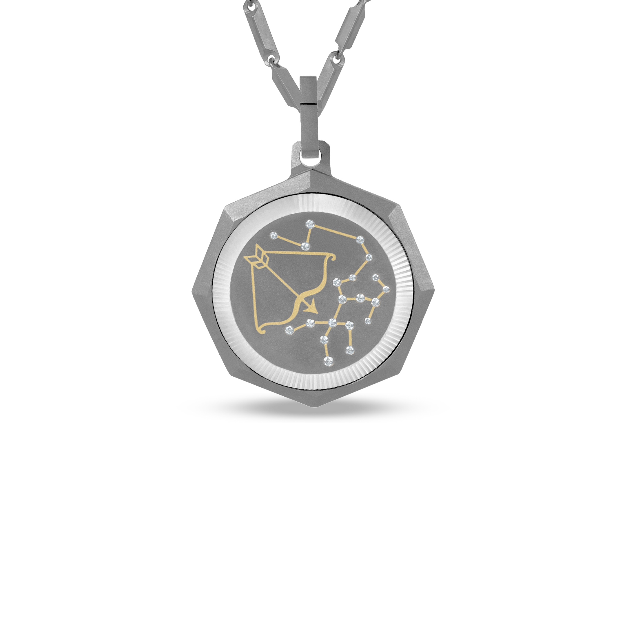 Sagittarius – Titanium Zodiac Pendant