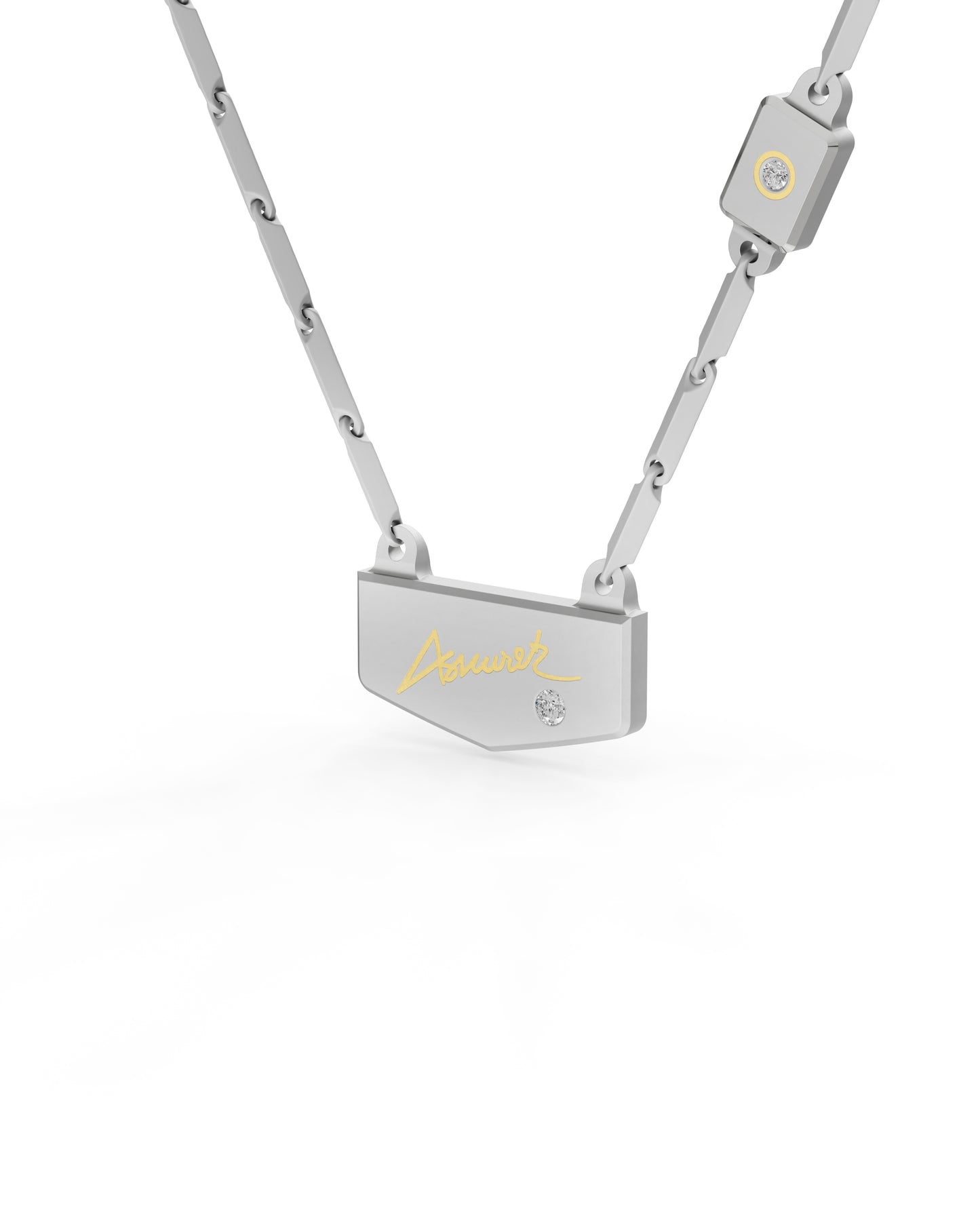 Autograph- Personalised Titanium Pendant