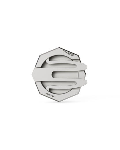 Dravida - Titanium Button Cover