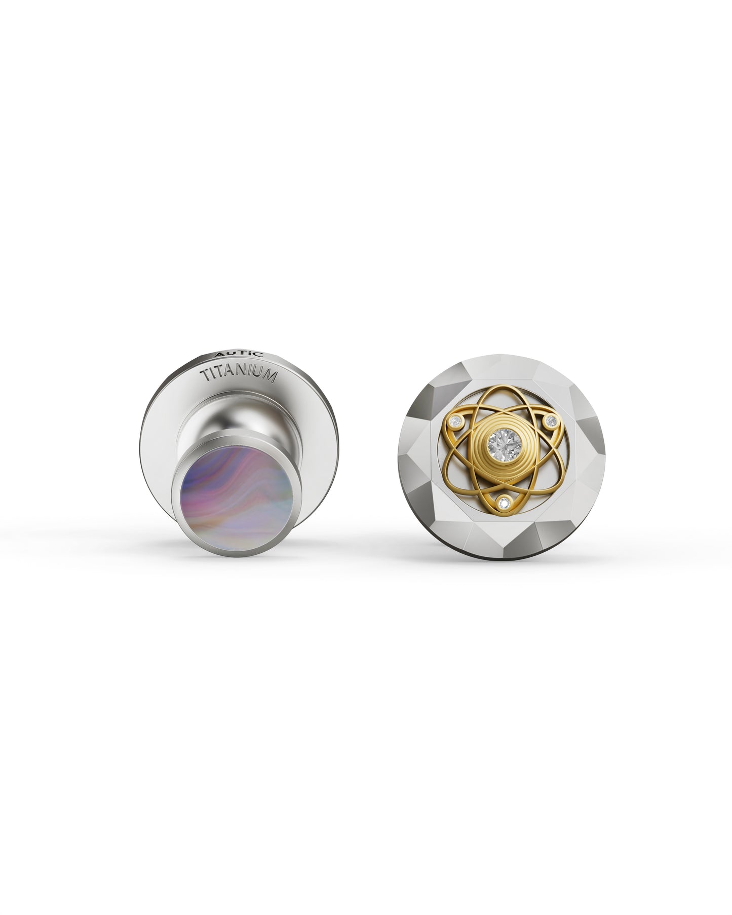 Atom - Titanium Cufflinks