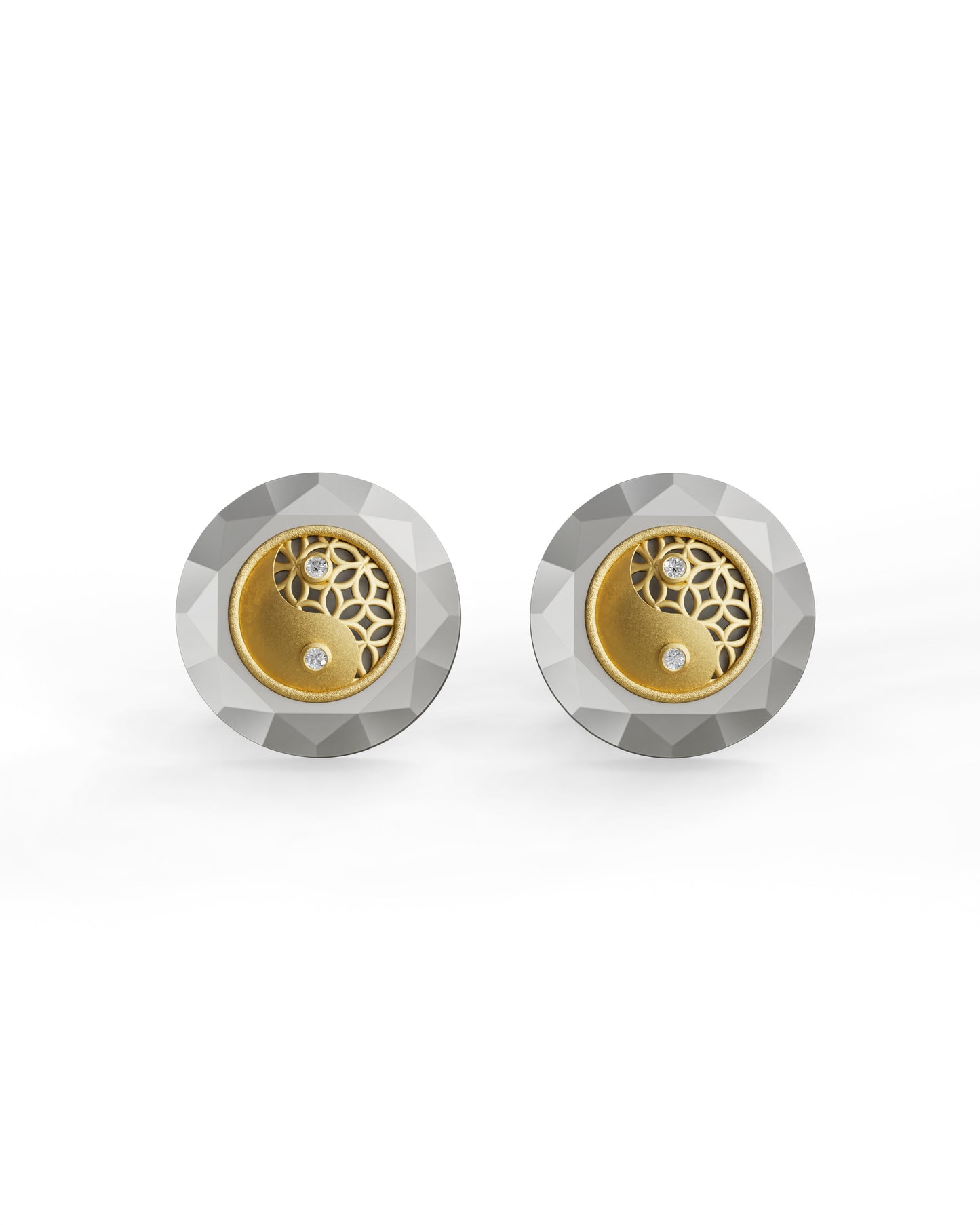 Duality - Titanium Cufflinks
