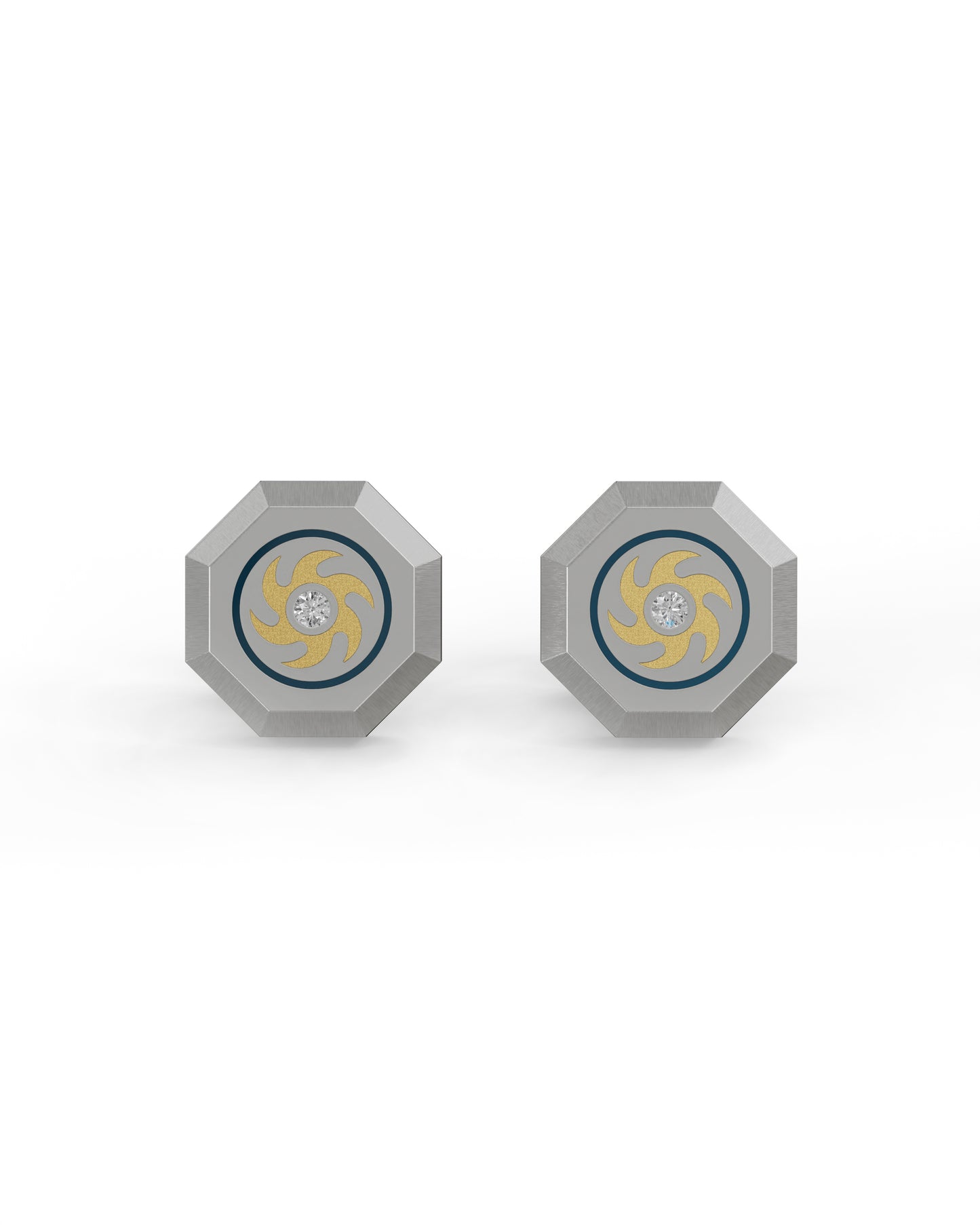 Cosmos - Titanium Cufflinks