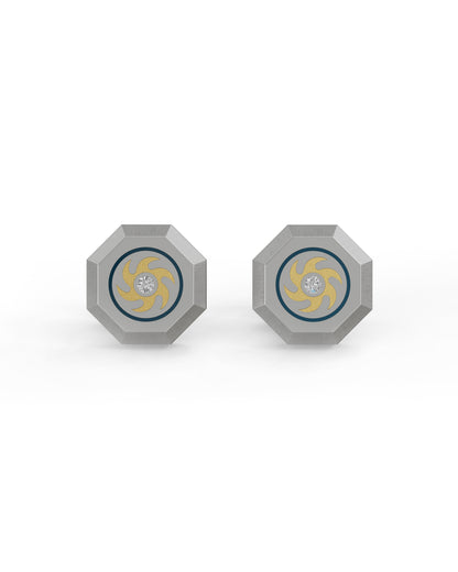Cosmos - Titanium Cufflinks