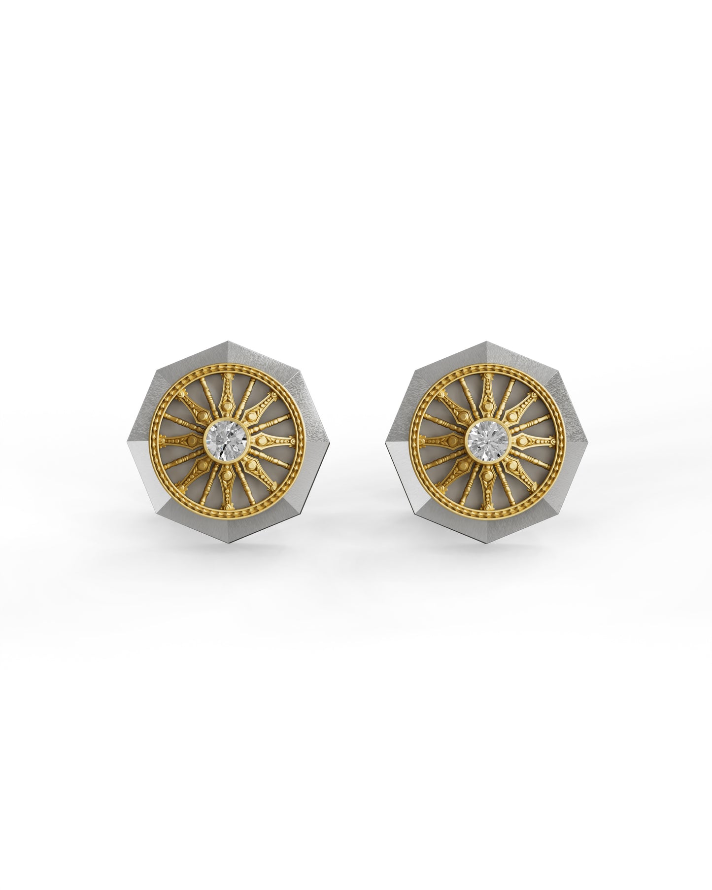 Dravida - Titanium Cufflinks