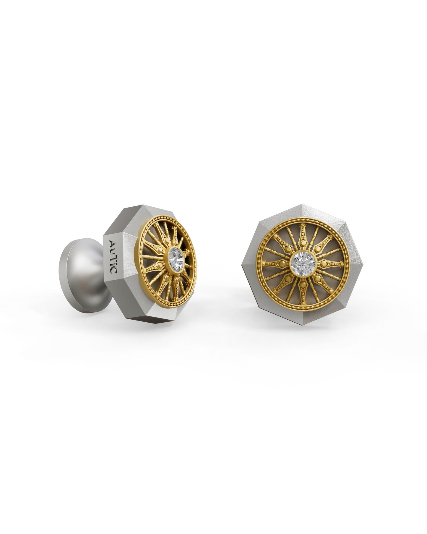 Dravida - Titanium Cufflinks