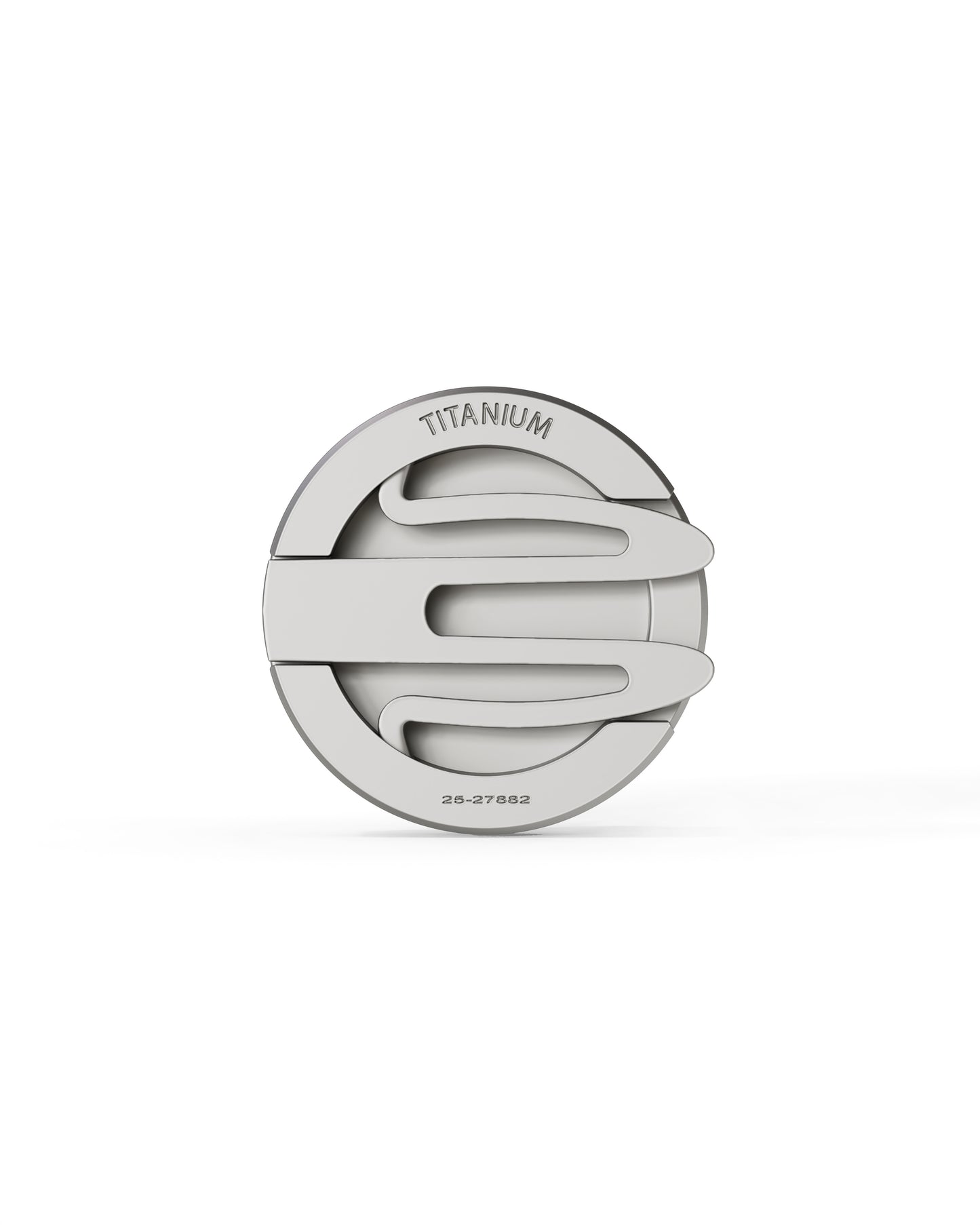 Atom - Titanium Button Cover