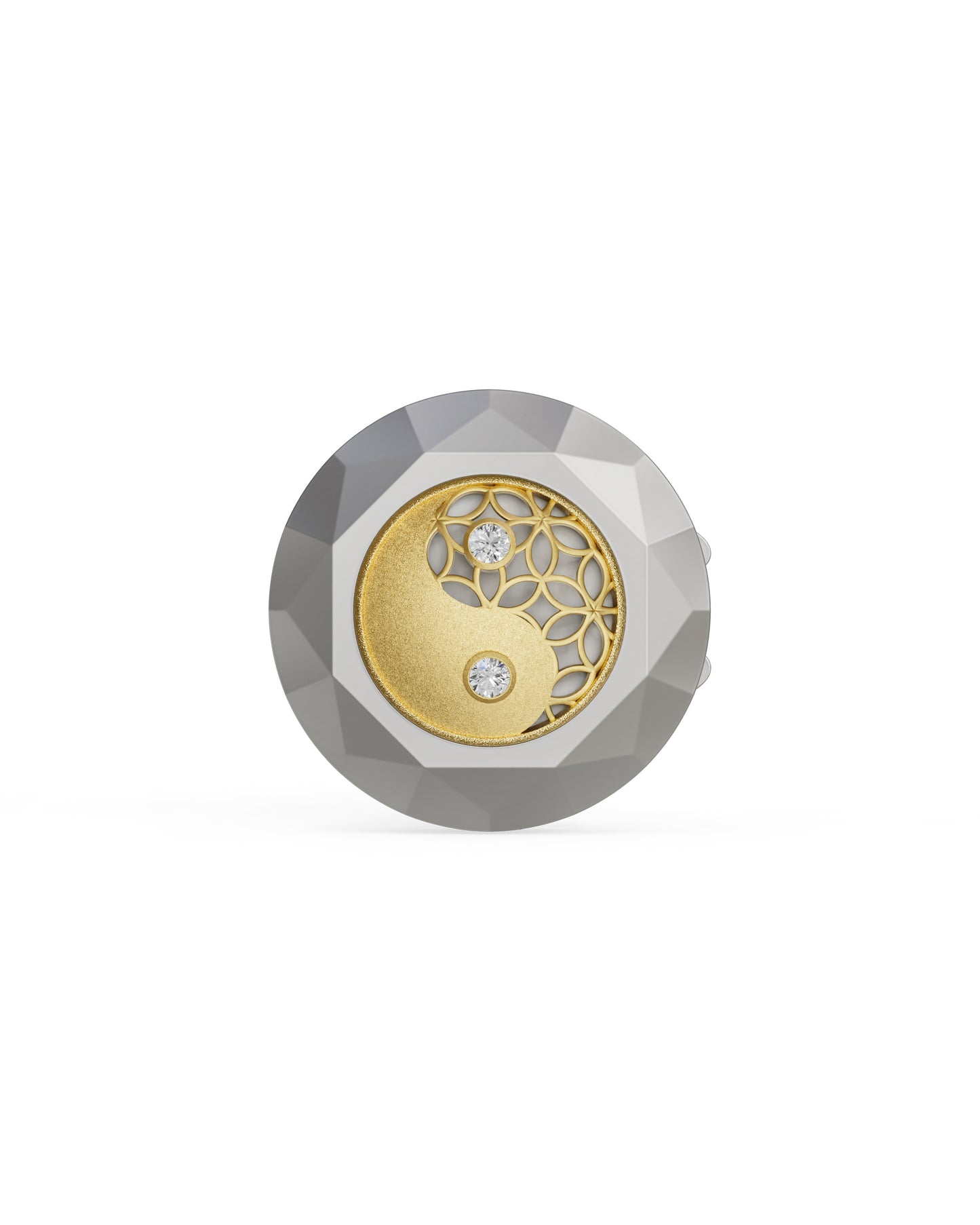 Duality - Titanium Button Cover
