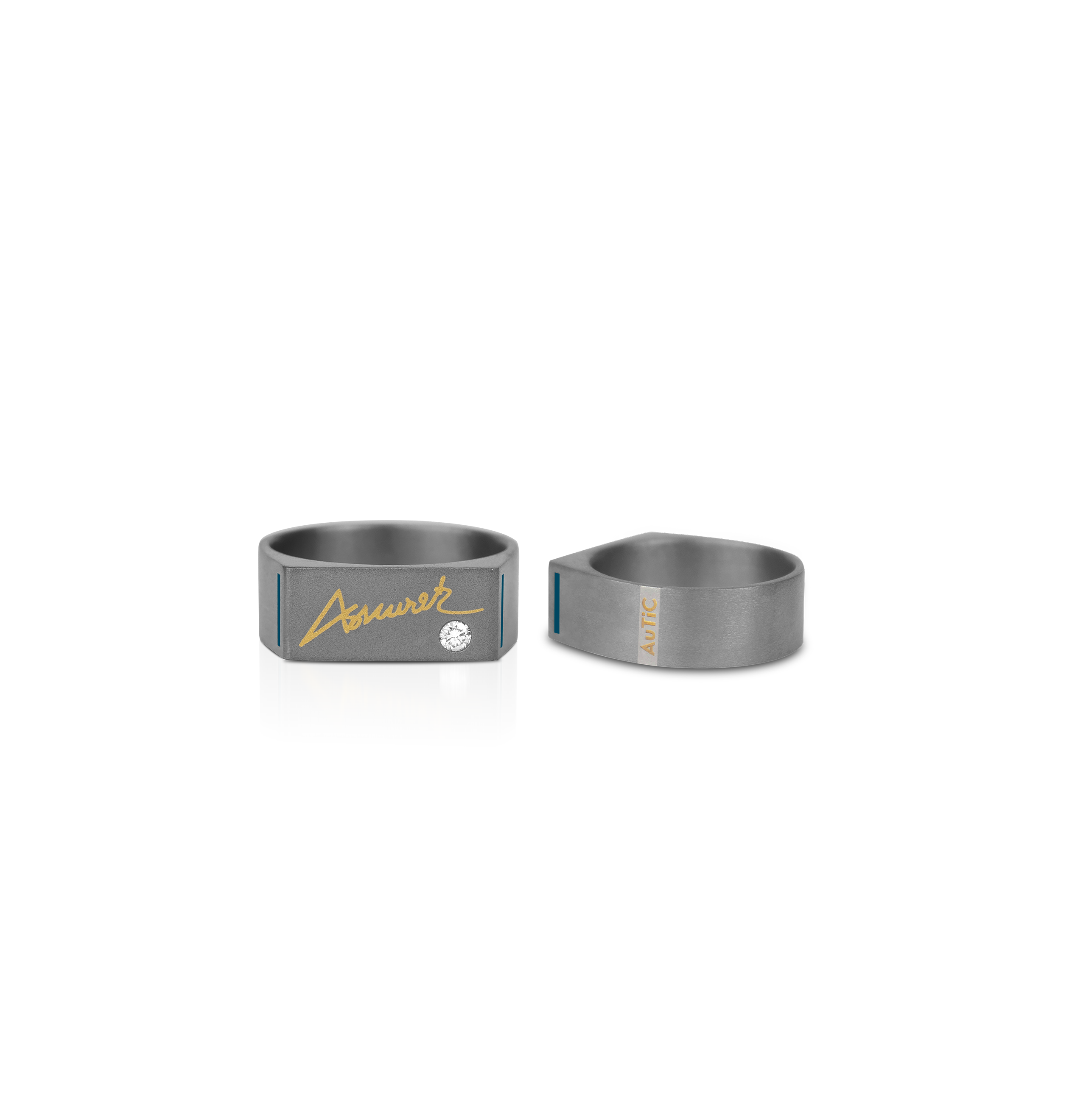 Autograph – Personalized Titanium Ring