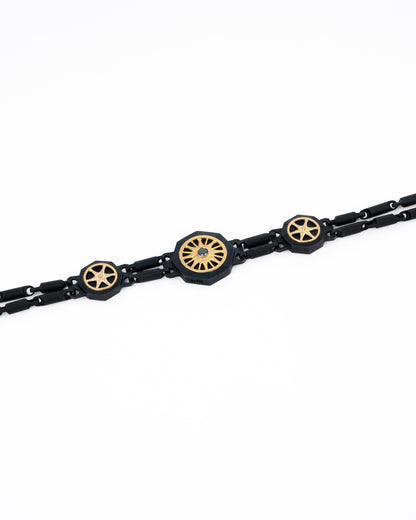 Dravida - Black Titanium Bracelet