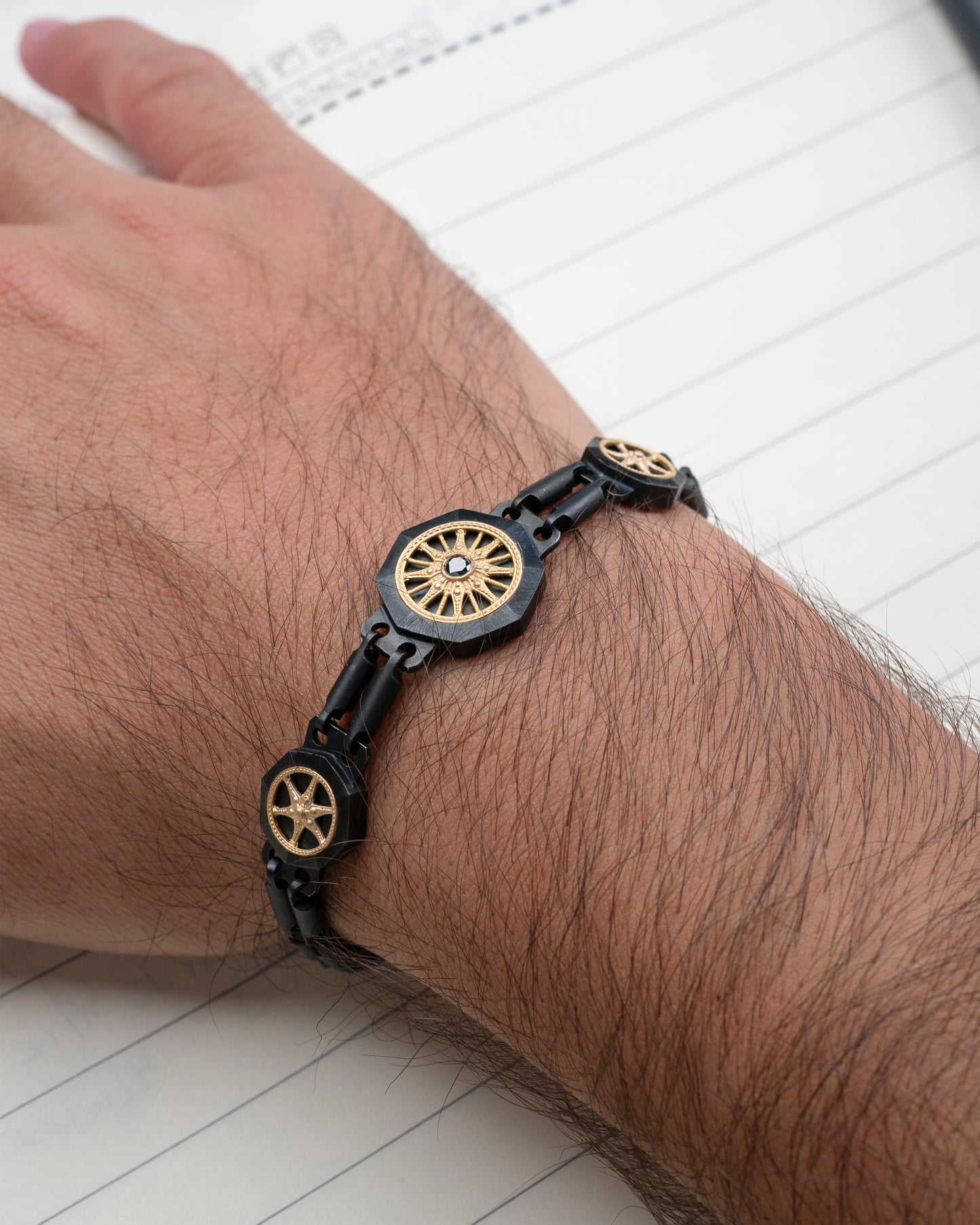 Dravida - Black Titanium Bracelet