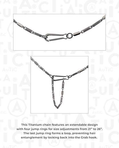 Aquarius – Titanium Zodiac Pendant