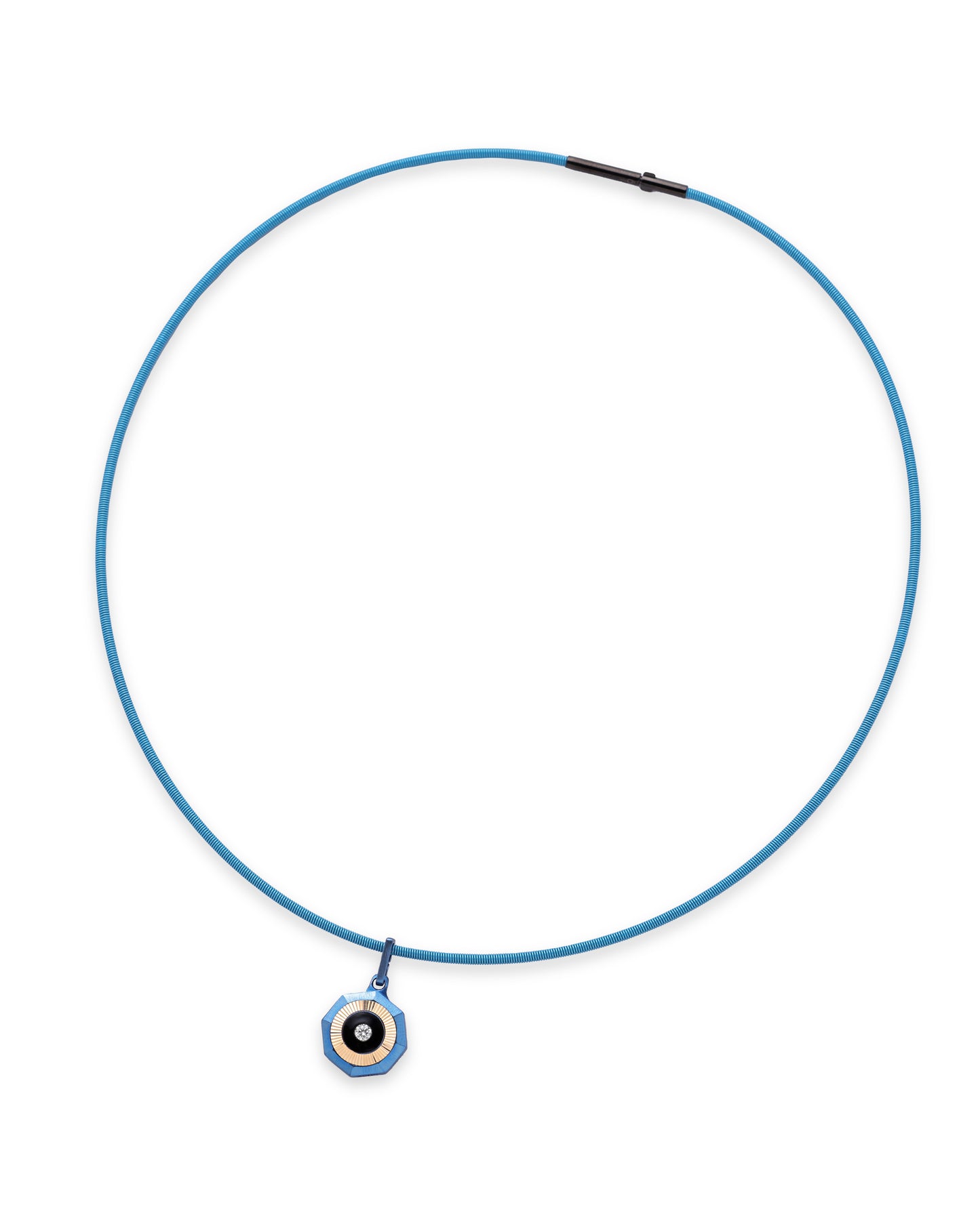 Vibes – Titanium Pendant in Cobalt Blue Color