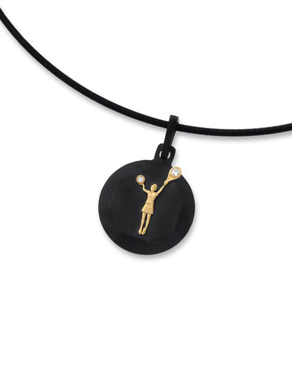Serve – Black Titanium Pendant