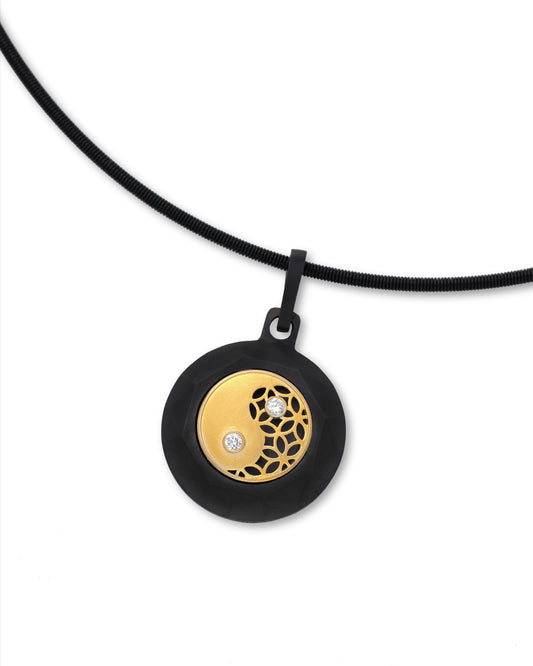 Duality – Black Titanium Pendant