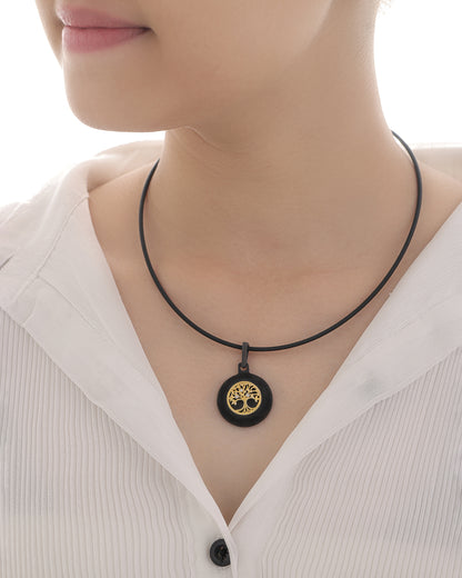 Bodhi – Black Titanium Pendant