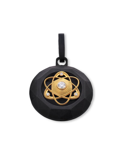 Atom – Black Titanium Pendant