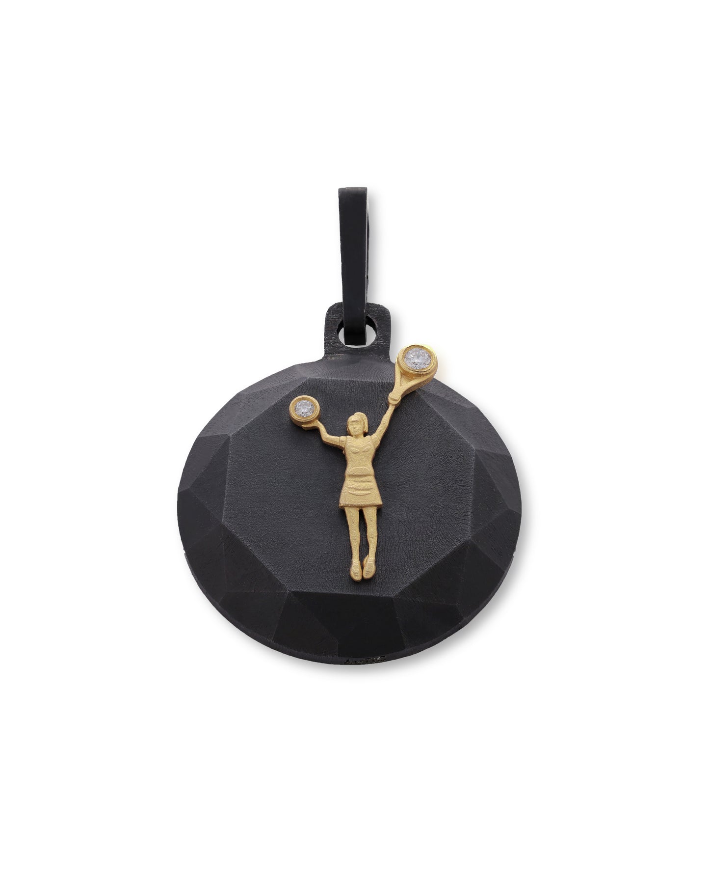 Serve – Black Titanium Pendant