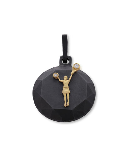 Serve – Black Titanium Pendant
