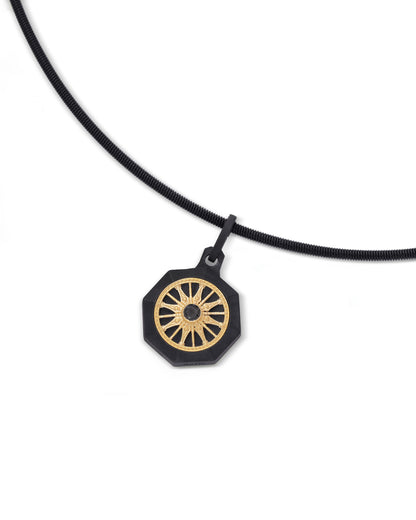 Dravida – Black Titanium Pendant